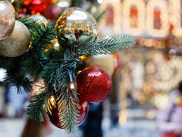 Decoraciones de navidad en la Ciudad de México